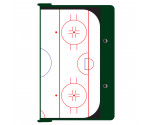 Green Hockey Clipboard